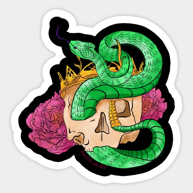 Snake Venom Sticker by Puchka_Art